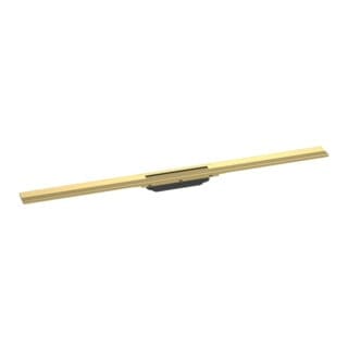 hansgrohe RainDrain Flex Duschrinne 1000mm, pol. gol opt, Fertigset, kürzbar