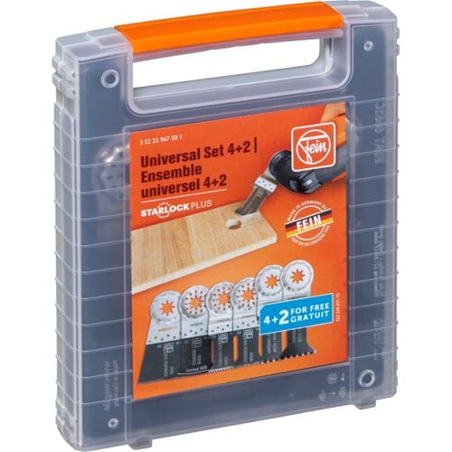 Fein Sägeblätter Set 4 + 2 Starlock PLUS Universal Set