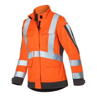 KÜBLER Damenjacke PROTECTIQ HIGH VIS ARC2 PSA 3 warnorange/anthrazit Gr. 36