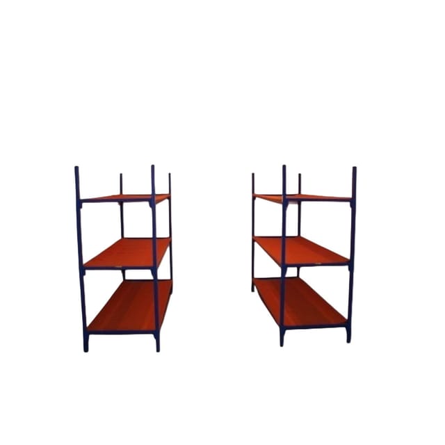 BSSD Defence 3-Etagenbett für 6 Personen, Blau-Orange