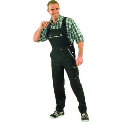 Latzhose 2134 schwarz/schwarz, Größe 26