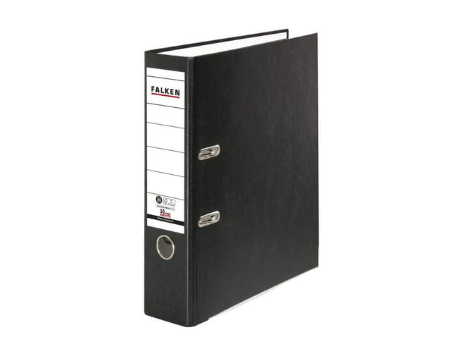 Ordner Recycolor 11285558 DIN A4 80mm Papier schwarz