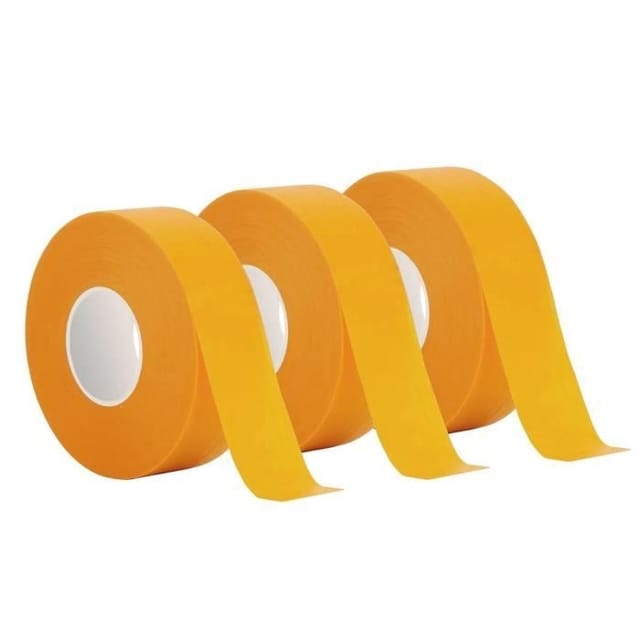 3 Stück Abdeckband Für Farbe, Orangefarbenes, Selbstklebendes Papierabdeckband, 30 Mm X 50 M, Wasserfestes Abdeckband