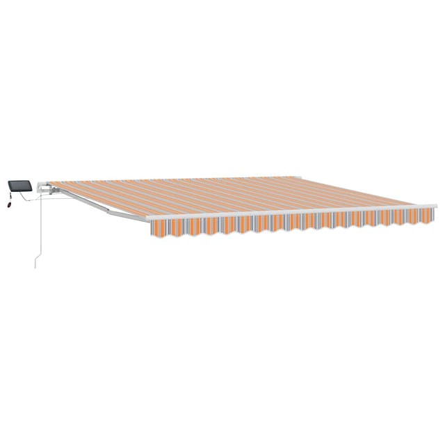 Ausziehbare Markise Mehrfarbig 400 X 300 Cm Stoff Und Aluminium Vidaxl