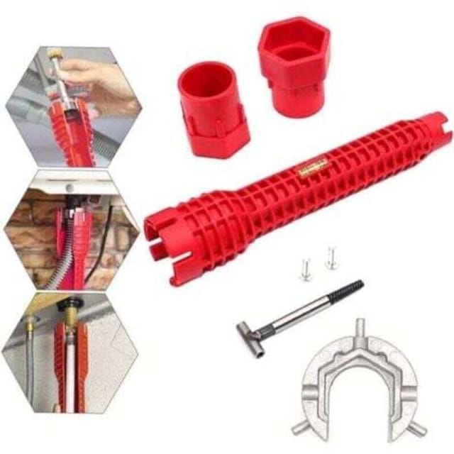 [niemals Verwendet] Mehrzweck-werkzeug Für Die Spülbeckenmontage, Mehrzweck-armaturenschlüssel, Werkzeug Zur Reparatur Von Wc-armaturen, Spülbeckenarmatur, Badezimmer- Und Kücheninstallationen