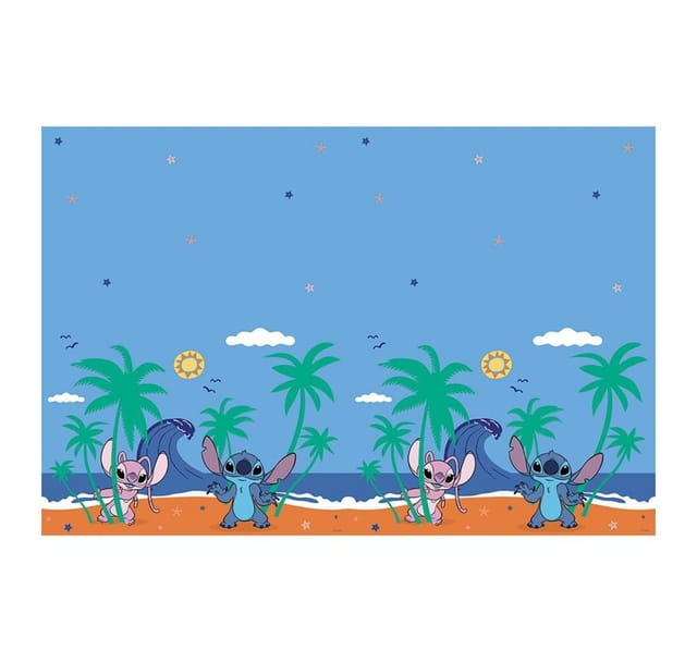 Stitch & Angel Lilo Folientischdecke Disney Märchen Geburtstagsparty 120x180cm