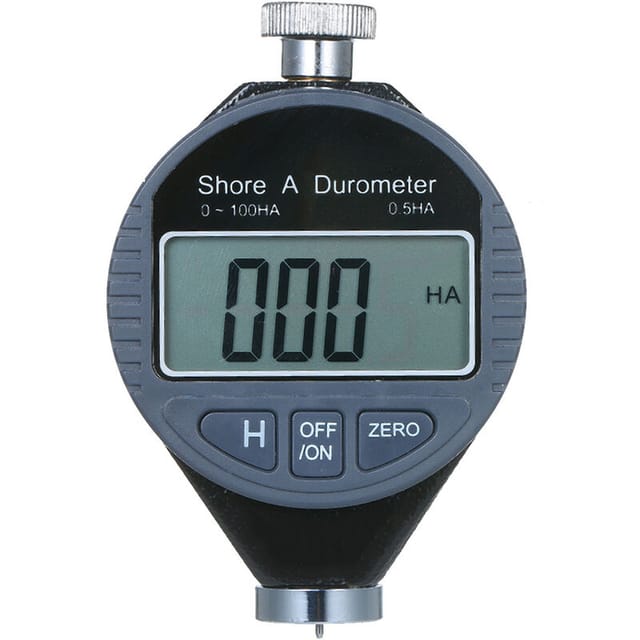Tragbares Härteprüfgerät 0-100ha Shore A Digitale Durometer-skala Für Gummi, Silikon, Gel Und Leder Mit Großem Lcd-bildschirm (lx-a)