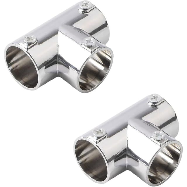 Stück 1 Zoll Außendurchmesser Kreuzrohrklemme, 3-wege-verbindungsrohr, Verbindungsstücke Für Zinklegierungs-metallzäune, Winkelschienenbeschläge