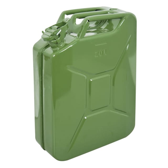Benzinkanister 20 L Metall Grün Carpoint