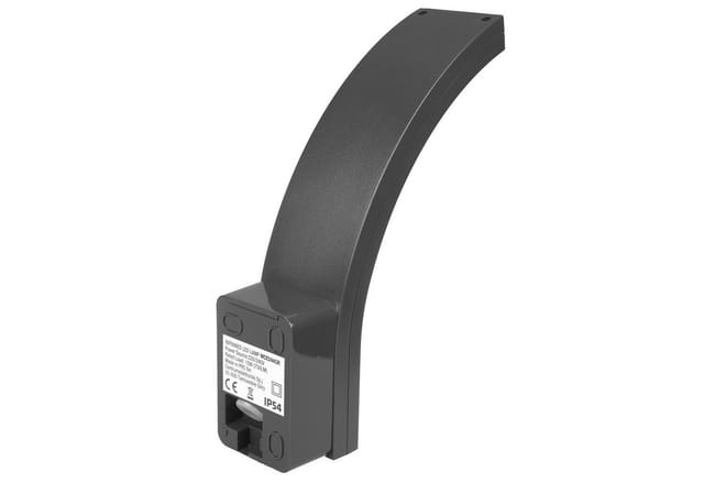 Maclean Mce244 Gr Led-lampe Mit Infrarot-bewegungsmelder, 750 Lm, 10 W, Ip54, Grau