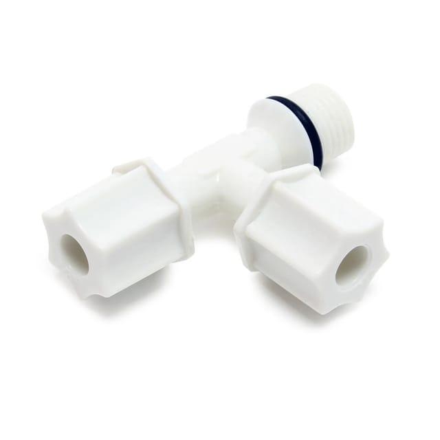Naturewater - Jaco T Fitting V1 Für Schlauch Mit 2x 6,35 Mm Anschluss (1/4'), 12,7 Mm Außengewinde (1/2'), Für Trinkwasser Ultrafiltration Mikrofilter Umkehrosmose