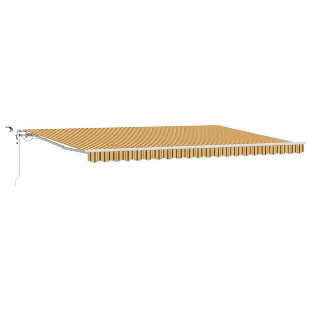 Vidaxl - Einziehbare Markise Mehrfarbig 500 × 350 Cm Stoff, Metall