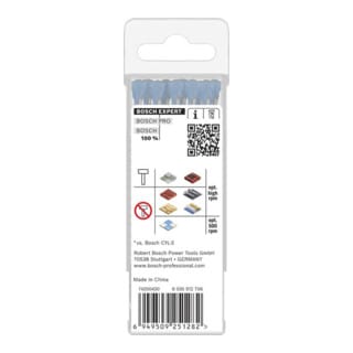 Bosch Expert Bohrer Hex-9 Multi Construction, 5,5 X 60 X 100 Mm, Packung Á 10 Stk.