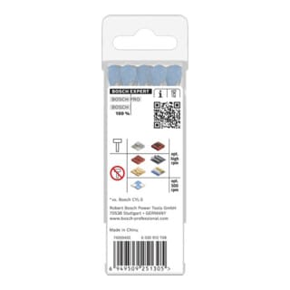 Bosch Expert Bohrer Hex-9 Multi Construction, 7 X 60 X 100 Mm, Packung Á 10 Stk.