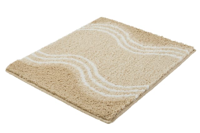 Kleine Wolke Badteppich Onda sandbeige 50 x 60 cm