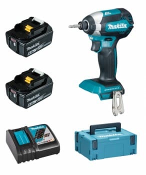 Makita DTD153RGJ 2x 6Ah Akku + Ladegerät