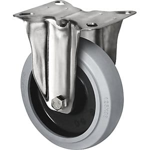CASCOO Bockrolle ø 160 mm Serie R4E2 Rollenlager Edelstahl