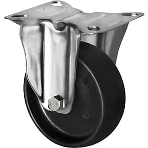 CASCOO Bockrolle ø 100 mm Serie C4C4 Gleitlager Edelstahl