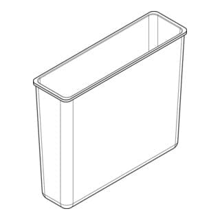 hansgrohe XtraStoris Abfalleimer 15x30x10