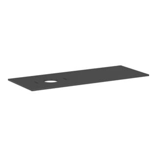 hansgrohe Konsole Xilesa E 1375x550mm, o HL, AS li, schiefergr ma