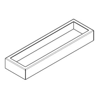 hansgrohe XtraStoris Abdeckung 15x30x10 für Abfalleimer