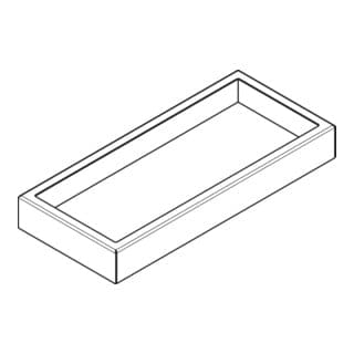 hansgrohe XtraStoris Abdeckung 15x30x14 für Abfalleimer