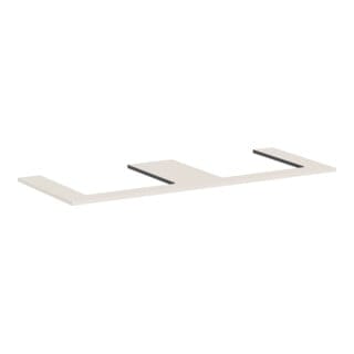 hansgrohe Konsole Xilesa E 1375x550mm, 2 Ausschn, sandbeige matt