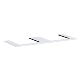 hansgrohe Konsole Xilesa E 1375x550mm, 2 Ausschnitte, mattweiß