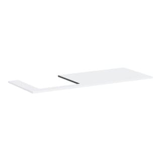 hansgrohe Konsole Xilesa E 1375x550mm, Ausschnitt links, mattweiß