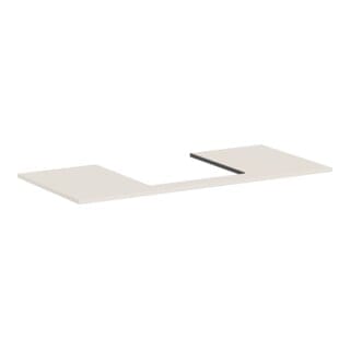hansgrohe Konsole Xilesa E Ausschn mit., 1180x550mm, sandbeige matt