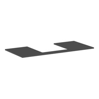 hansgrohe Konsole Xilesa E Ausschn mit., 1180x550mm, schiefergr ma