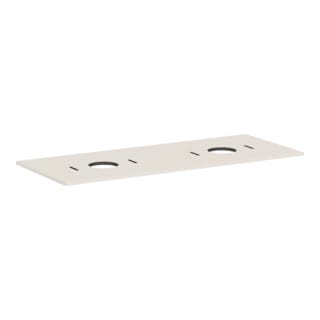 hansgrohe Konsole Xilesa E 1375x550mm, o HL, 2 Ausschn, s.beige ma