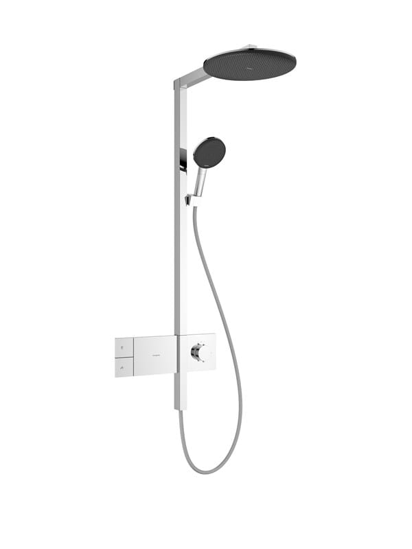 hansgrohe Showerpipe Raindance Alive S 1j, EcoSm., Mind.-Druck 2 bar, chrom