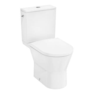 hansgrohe Stand-WC EluPura Original S w, m aufges. SPK, Abg. hor, m HygieneE.