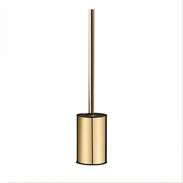 Runde, Wandmontierte Toilettenbürste Aus Gold Und Edelstahl 304 Für Das Badezimmer (gold)