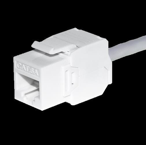 Keystone-buchse Rj45 Kat. 6a Utp-modul, Werkzeuglos, Weiß, Netrack