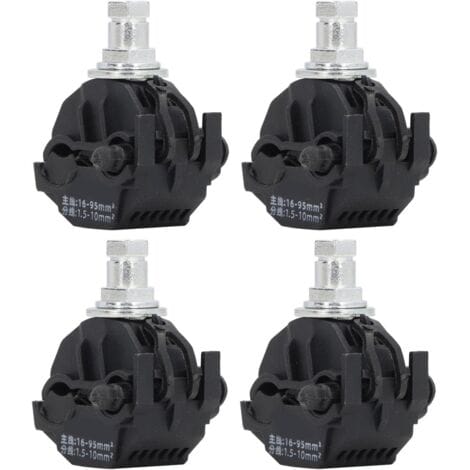 Bunthaus Isolations-piercing-stecker, 4 Stück, No-peal-piercing-zange, Hoch-niederspannungs-kabelverteiler Ohne Isolationsunterbrechung, 1kv-piercing-zange (jjc-2)