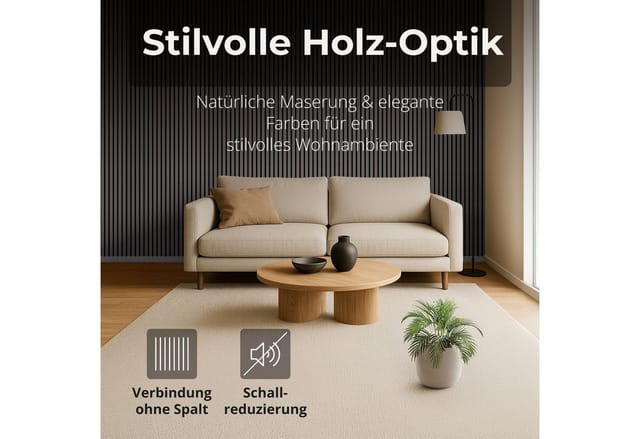 Dalsys Akustikpaneel - 60x60cm. 4 Stück Grau