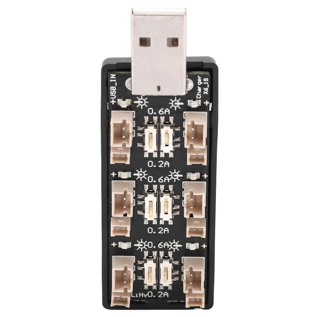 Lithiumbatterie-ladeplatine 6-kanal-usb Auf 3,8 V Hochspannungskomponenten 4,35 V