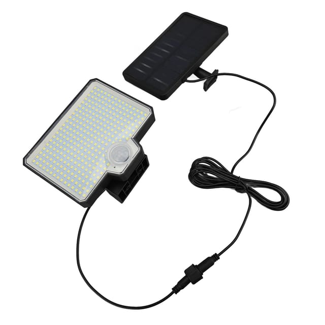 Solar-außenleuchte Mit 294 Leds Und Bewegungsmelder – Solarbetrieben – Wasserdicht (ip65) – 4 Beleuchtungsmodi – 1800-mah-akku