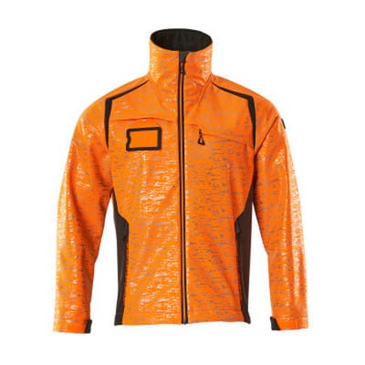Mascot Softshelljacke Mit Reflexeffekte 19202 Gr. 2xl Hi-vis Orange/dunkelanthrazit