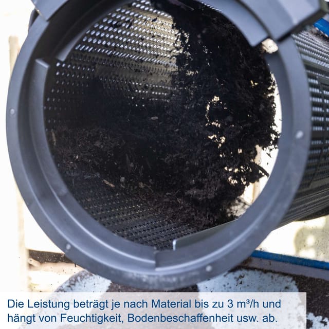 Scheppach Rs500 Rotationssieb Schwarz Gartenbau 350w