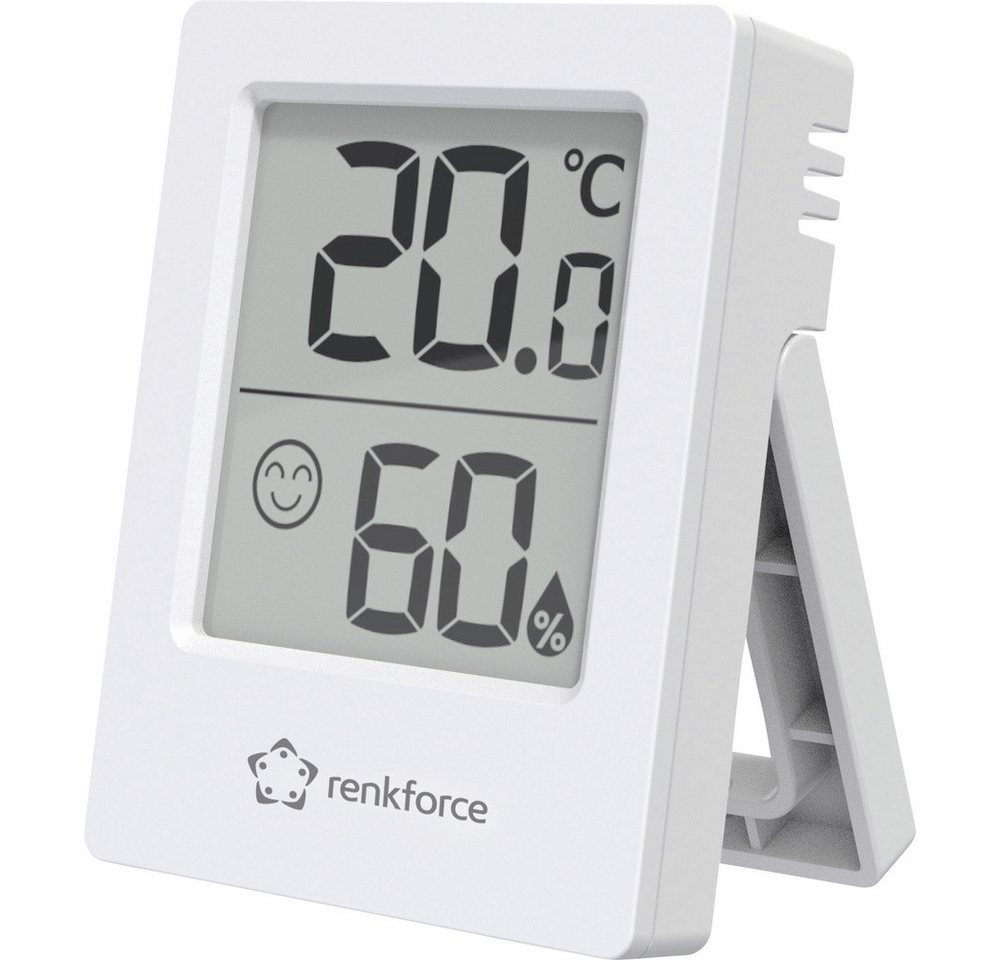 Renkforce Hygrometer Renkforce RF-6417554 Funk-Thermo-/Hygrometer Weiß RF-6417554 Bild 4