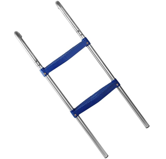 monzana Trampolinleiter, Leiter Einstiegsleiter Gartentrampolin 90 cm 2 Stufen für 305 cm
