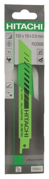 Säbelsägeblatt 150mm (5stück) Hikoki 752022