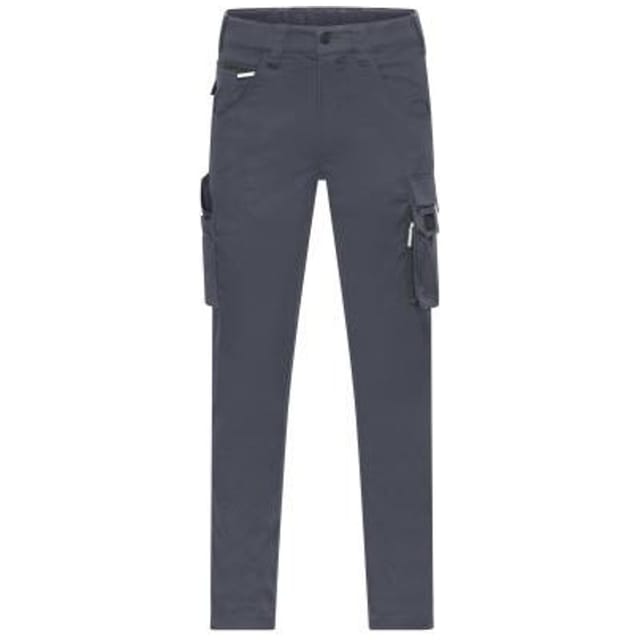 James&nicholson - Workwear Bundhose Jn1858 Slim-line Gr. 52 Carbon