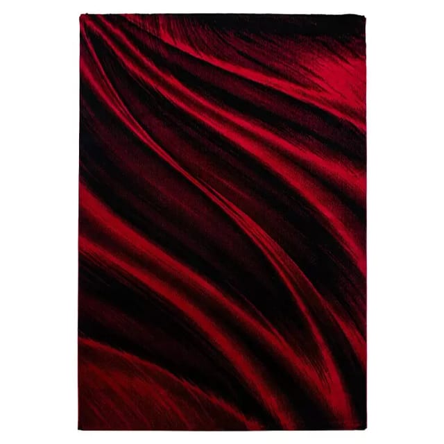 Kurzflorteppich Miami (Rot, 200 x 140 cm, 100 % Polypropylen)
