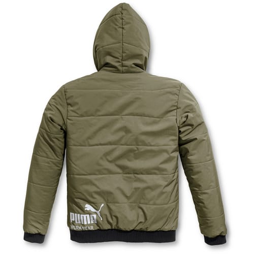 Puma Workwear Winterparka »Champ«, olivgrün/carbon, Polyester - gruen