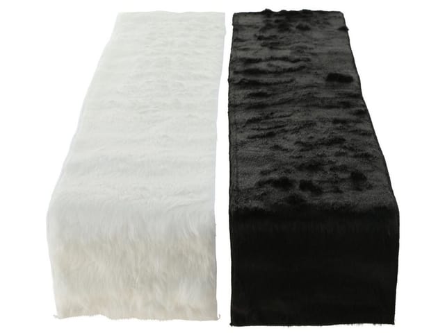 BOLTZE Tischläufer Felly Tischläufer sortiert schwarz/weiss 120cm (1 Stück)