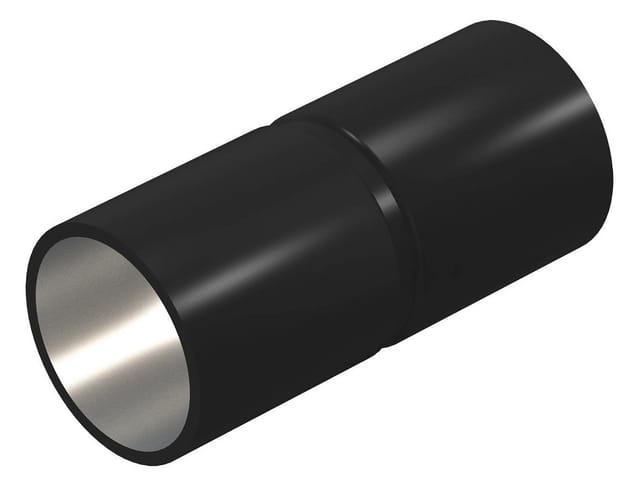 Obo Bettermann Stapa Steckmuffe Ohne Gewinde Ø20mm Stahl Pes50 - Polyester/epoxid Tiefschwarz Ral 9005, 50 Stück, 2046583